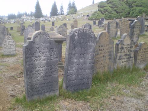 Some of the Headstones make interesting reading